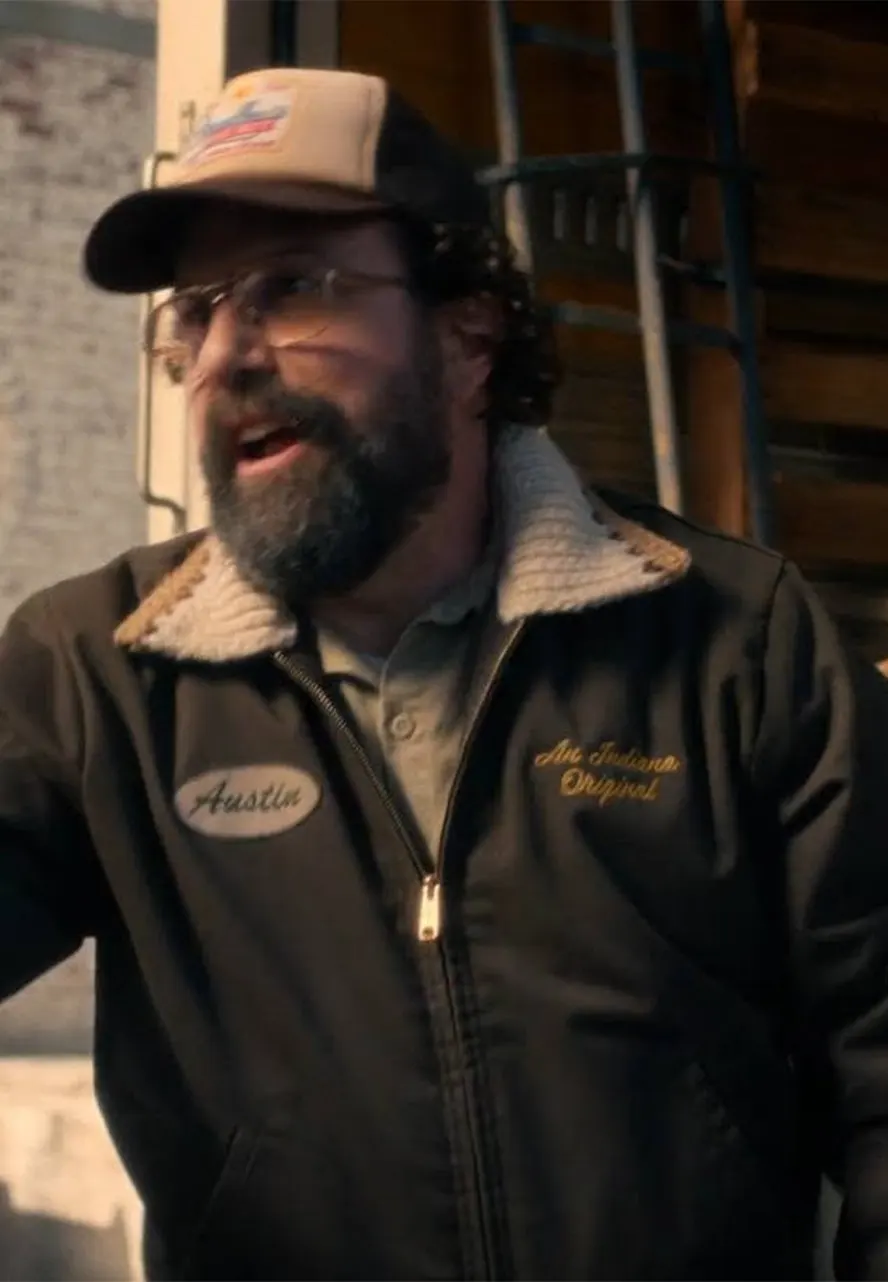 Stranger Things S05 Murray Bauman Jacket brett gelman brown jacket