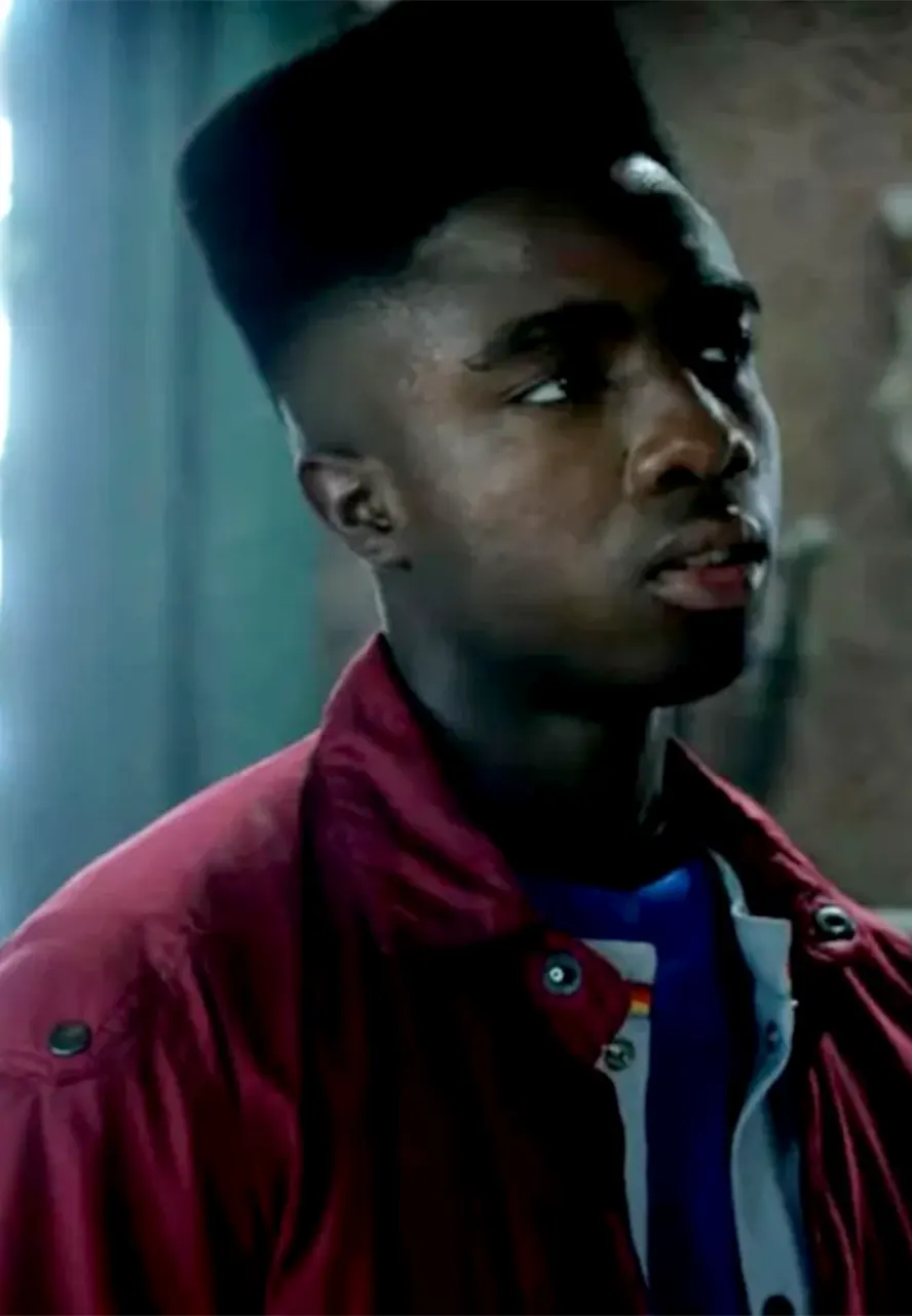 Stranger Things S04 Lucas Sinclair Maroon Jacket caleb mclaughlin jacket