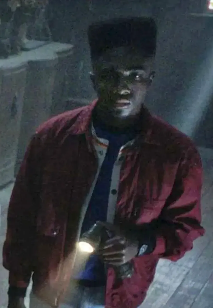 Stranger Things S04 Lucas Sinclair Maroon Jacket caleb mclaughlin maroon jacket