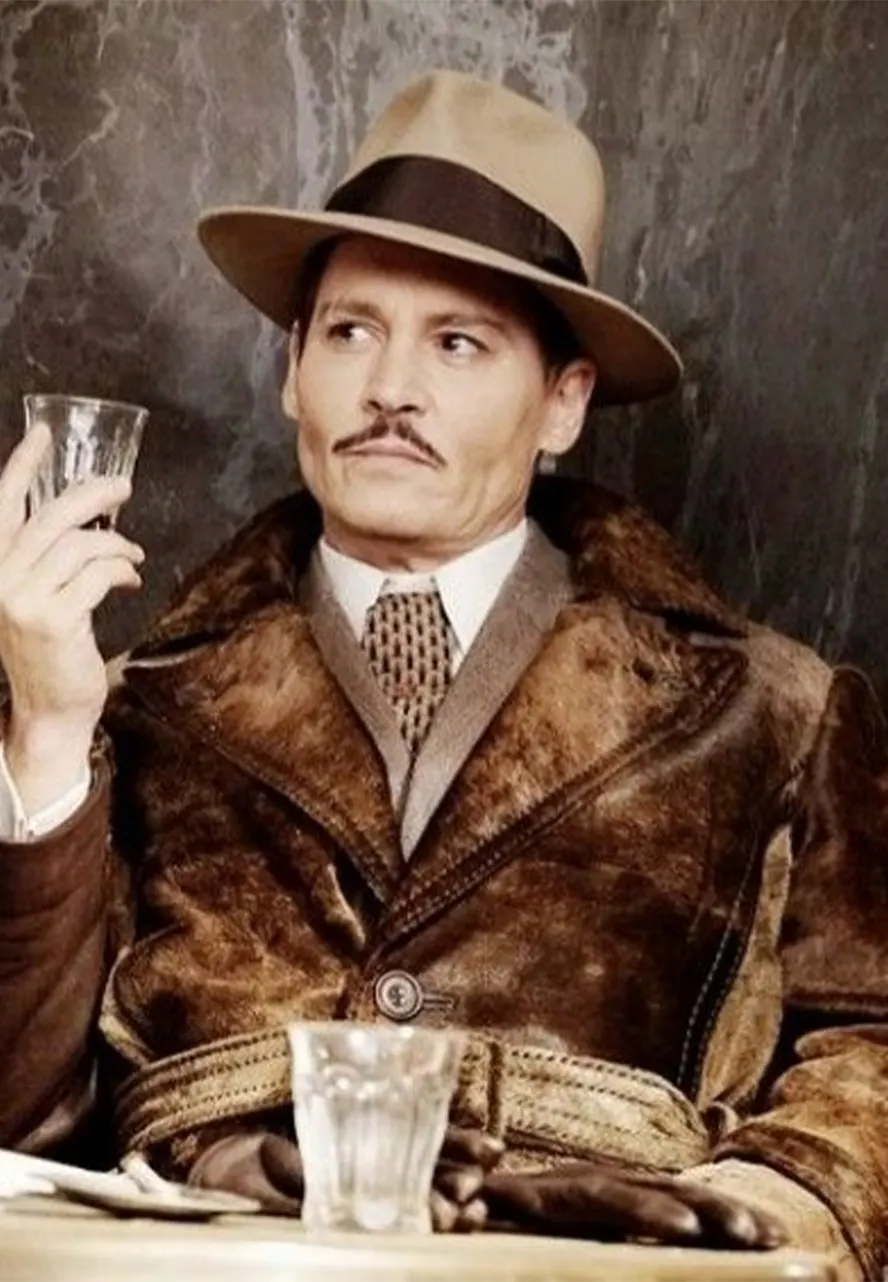 Murder On The Orient Express Johnny Depp Leather Coat depp murder on the orient express leather coat