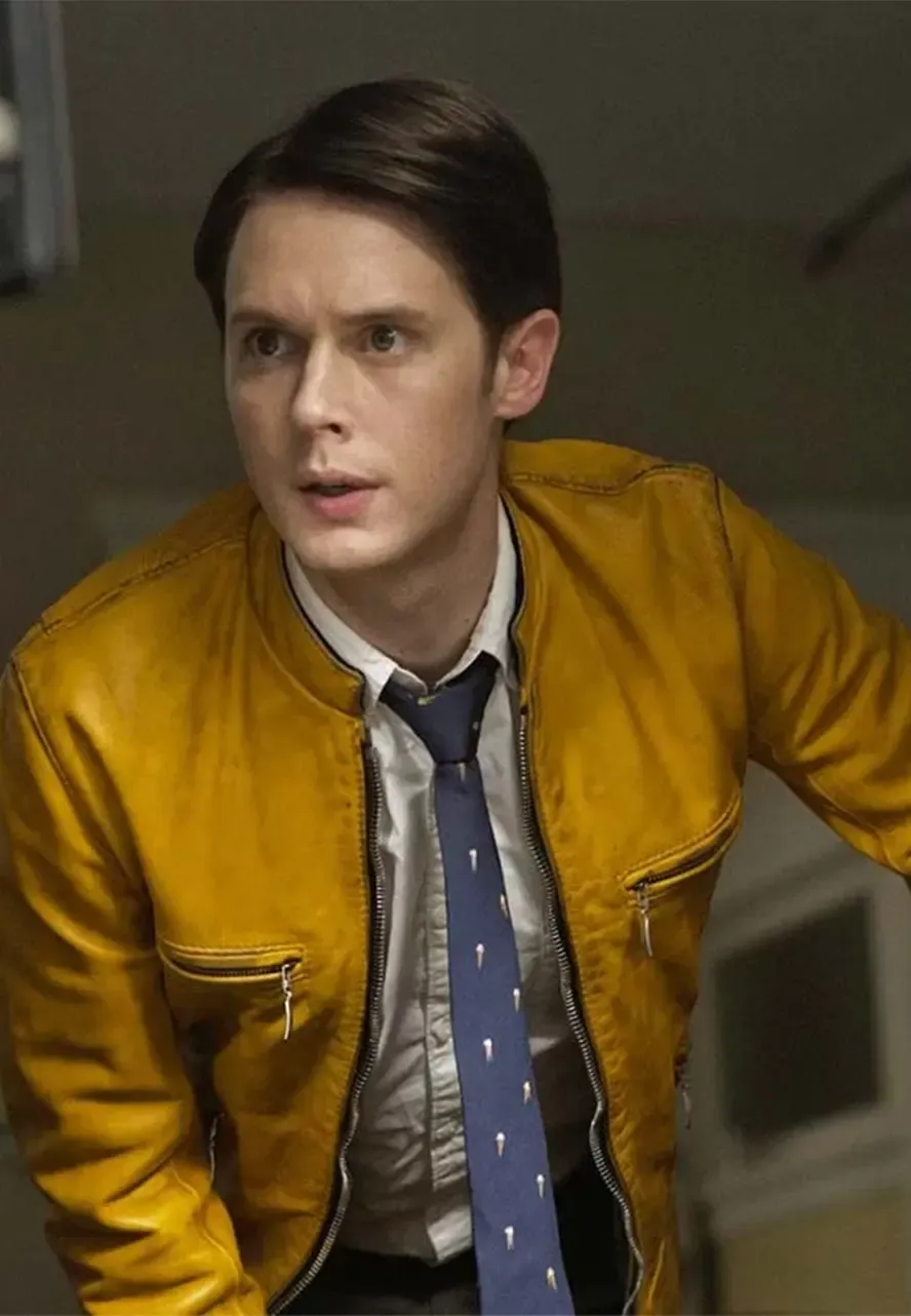Dirk Gently's Holistic Detective Agency Yellow Leather Jacket dirk gentlys yellow jacket