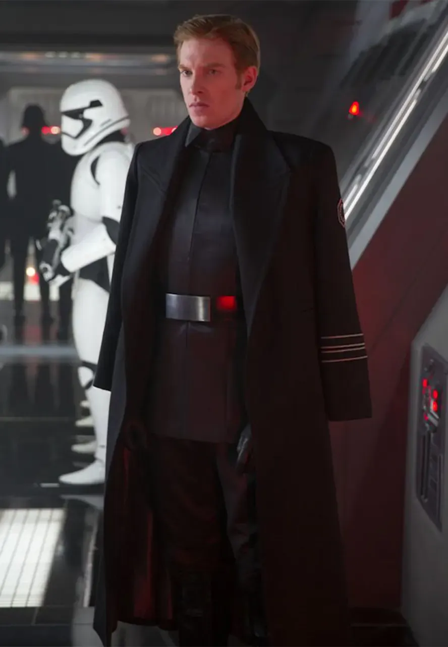 Star Wars Last Jedi General Hux Trench Coat domhnall gleeson star wars general hux coat