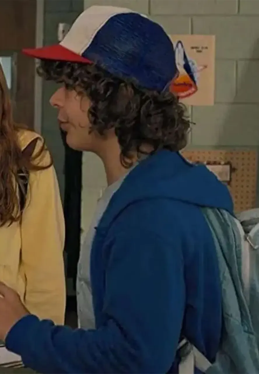 Stranger Things S02 Gaten Matarazzo Blue Hoodie dustin henderson blue hoodie