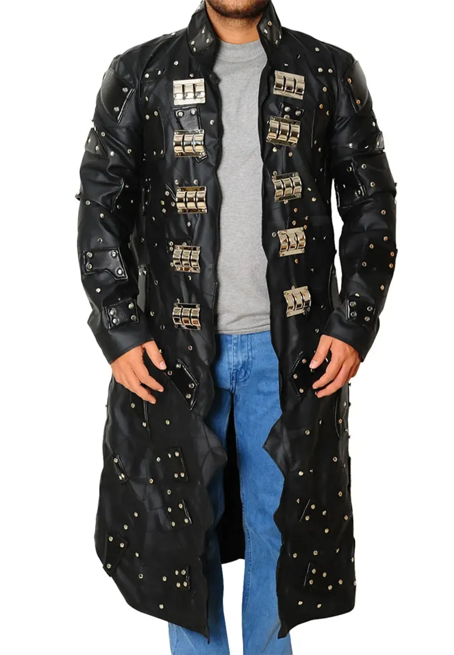 WWE Superstar Edge Long Trench Coat edge trench leather coat