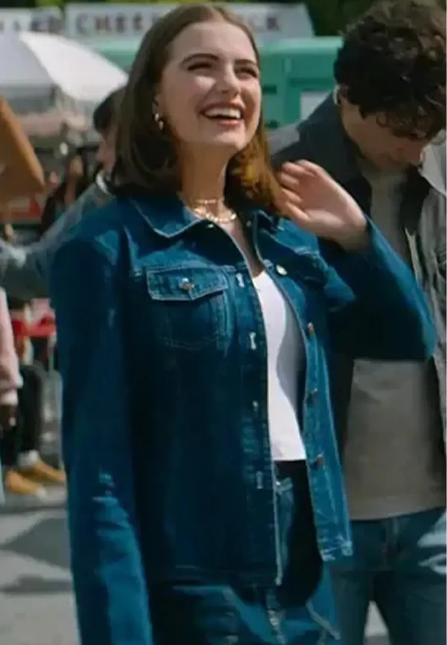 Ella Bright Off Campus S01 Denim Jacket ella bright off campus denim jacket