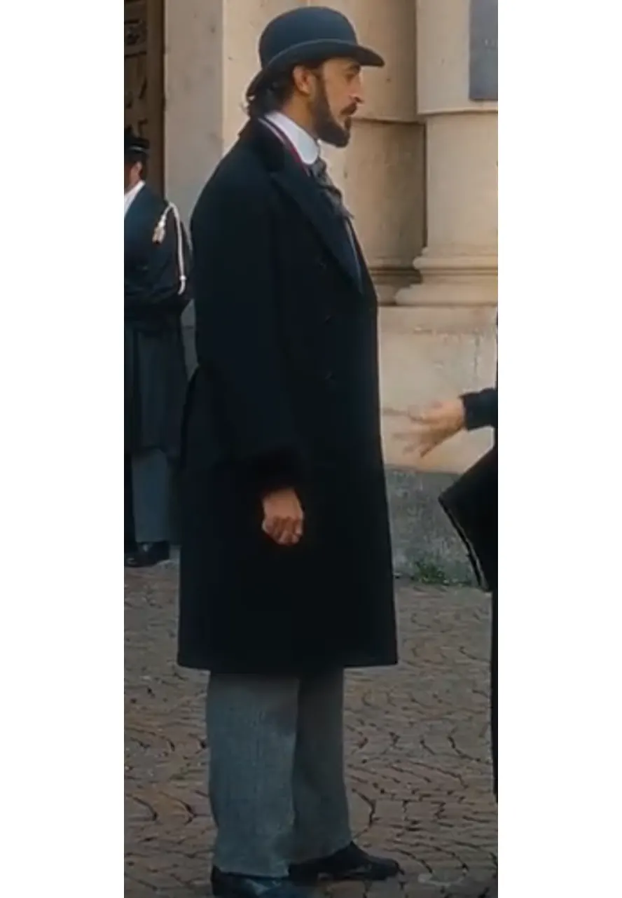 The Law According to Lidia Poët S01 Pier Luigi Pasino Black Coat enrico poet black coat