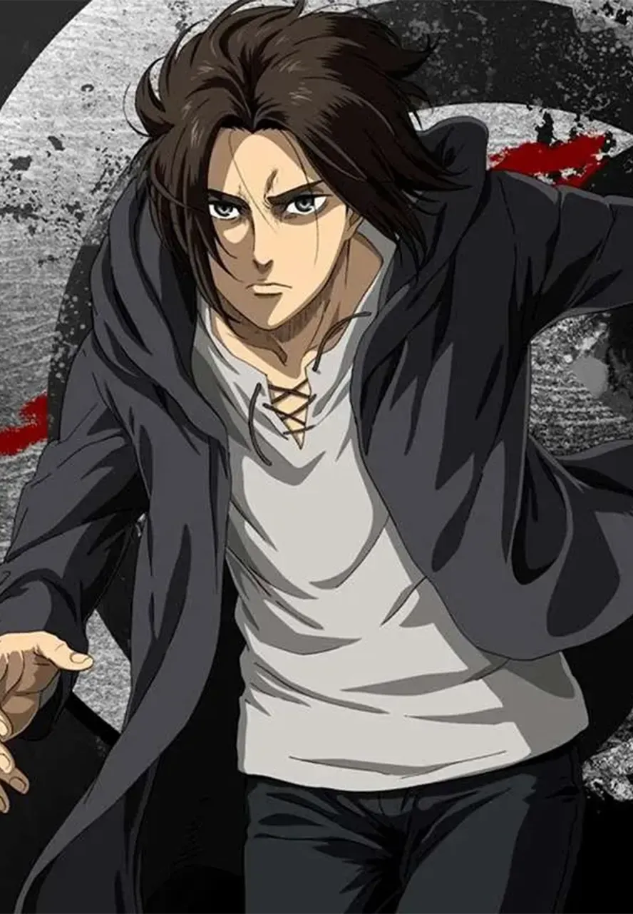 Attack on Titan S04 Eren Yeager Black Hooded Coat eren yeager black hooded coat