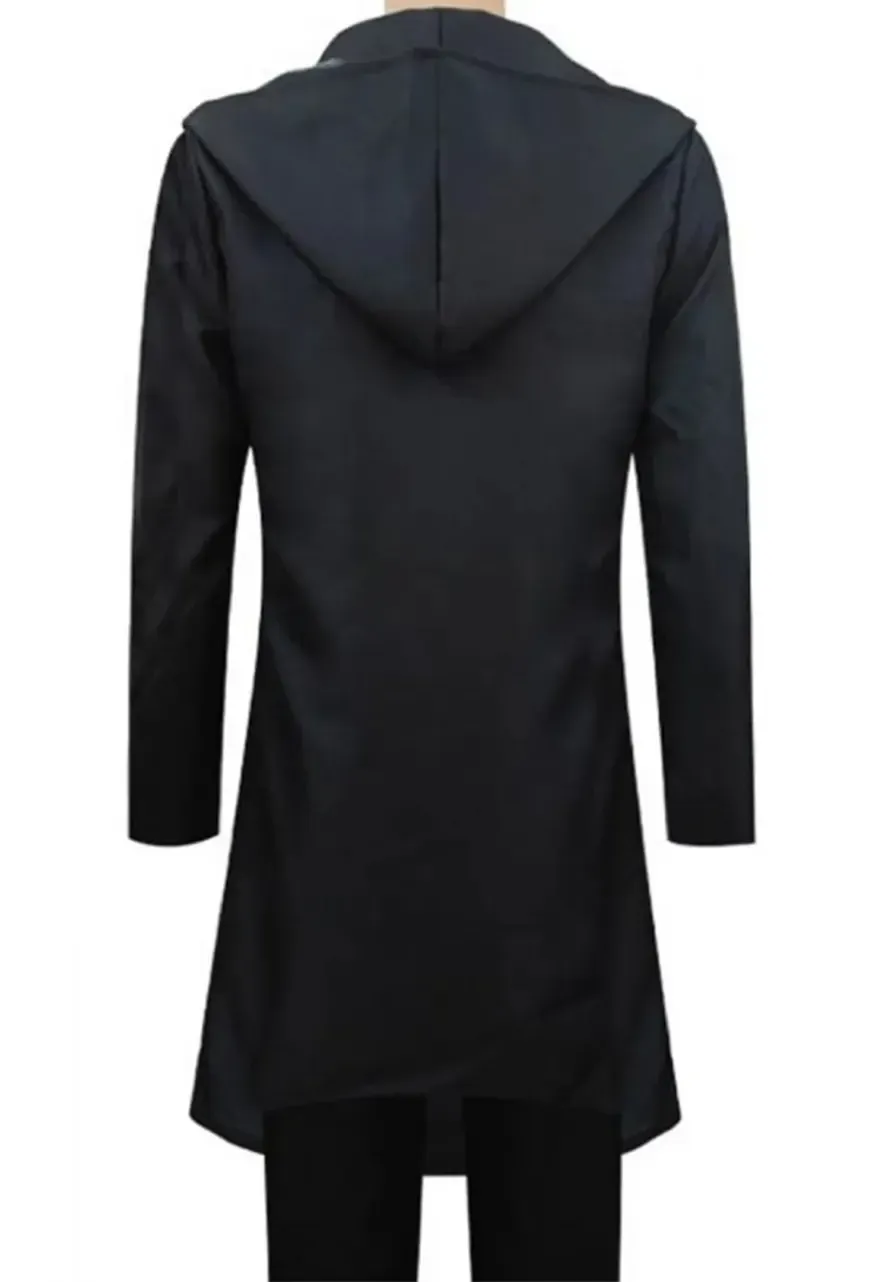 Attack on Titan S04 Eren Yeager Black Hooded Coat eren yeager coat
