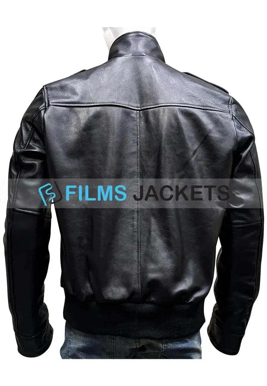 True Blood Eric Northman Black Leather Jacket eric northman leather jacket