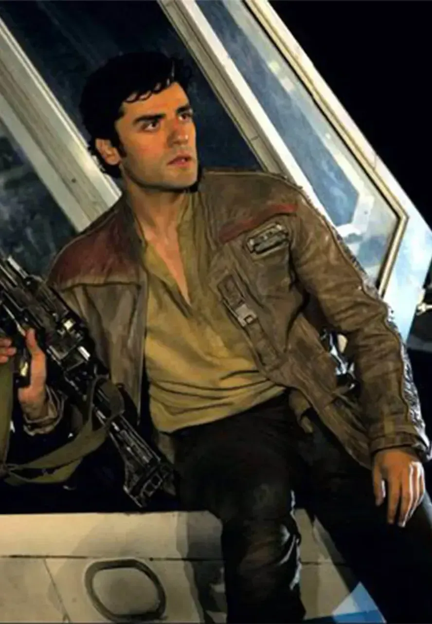 Star Wars Poe Dameron and Finn Leather Jacket finn jacket