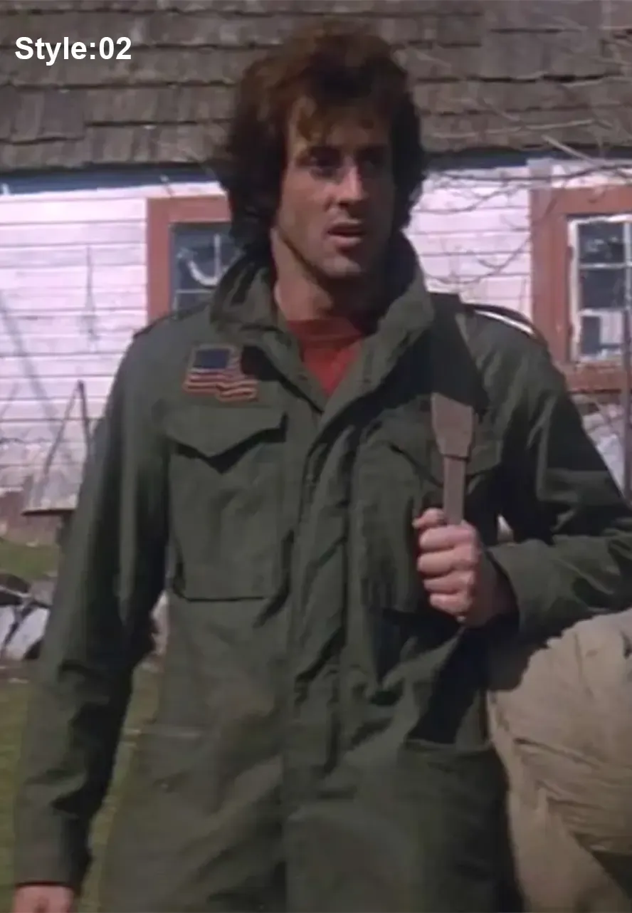 Sylvester Stallone First Blood Green Jacket first blood green jacket