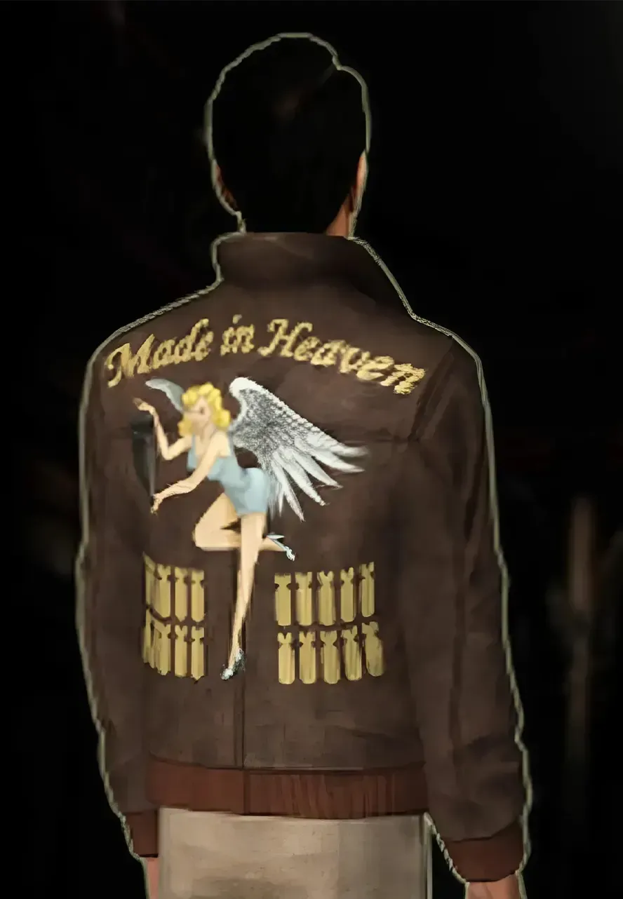 Chris Redfield Air Force Flight Bomber Jacket flight chris redfield made in heaven jacket