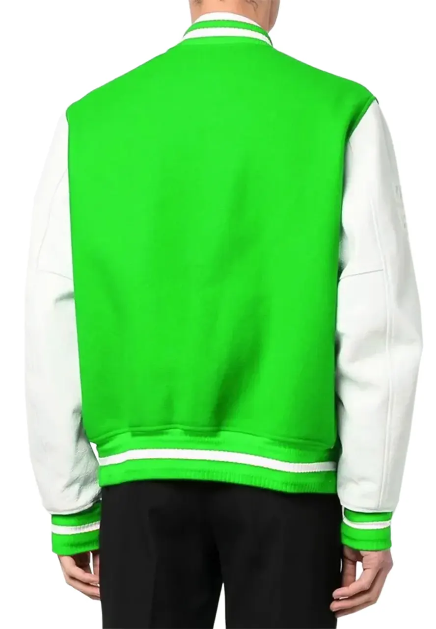 Givenchy Logo Varsity Jacket givenchy green varsity jacket