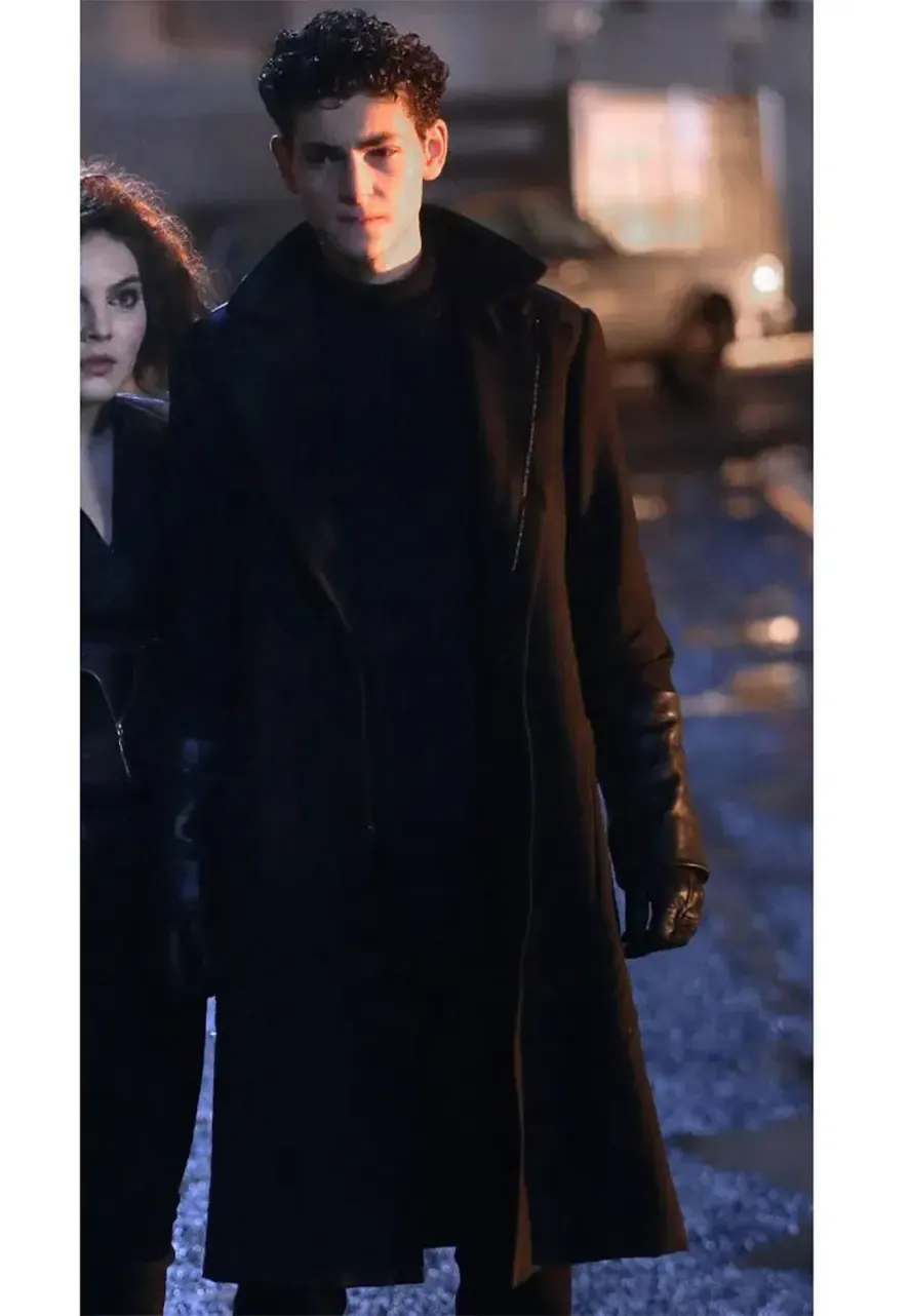 David Mazouz Gotham Season 5 Coat gotham david mazouz black coat