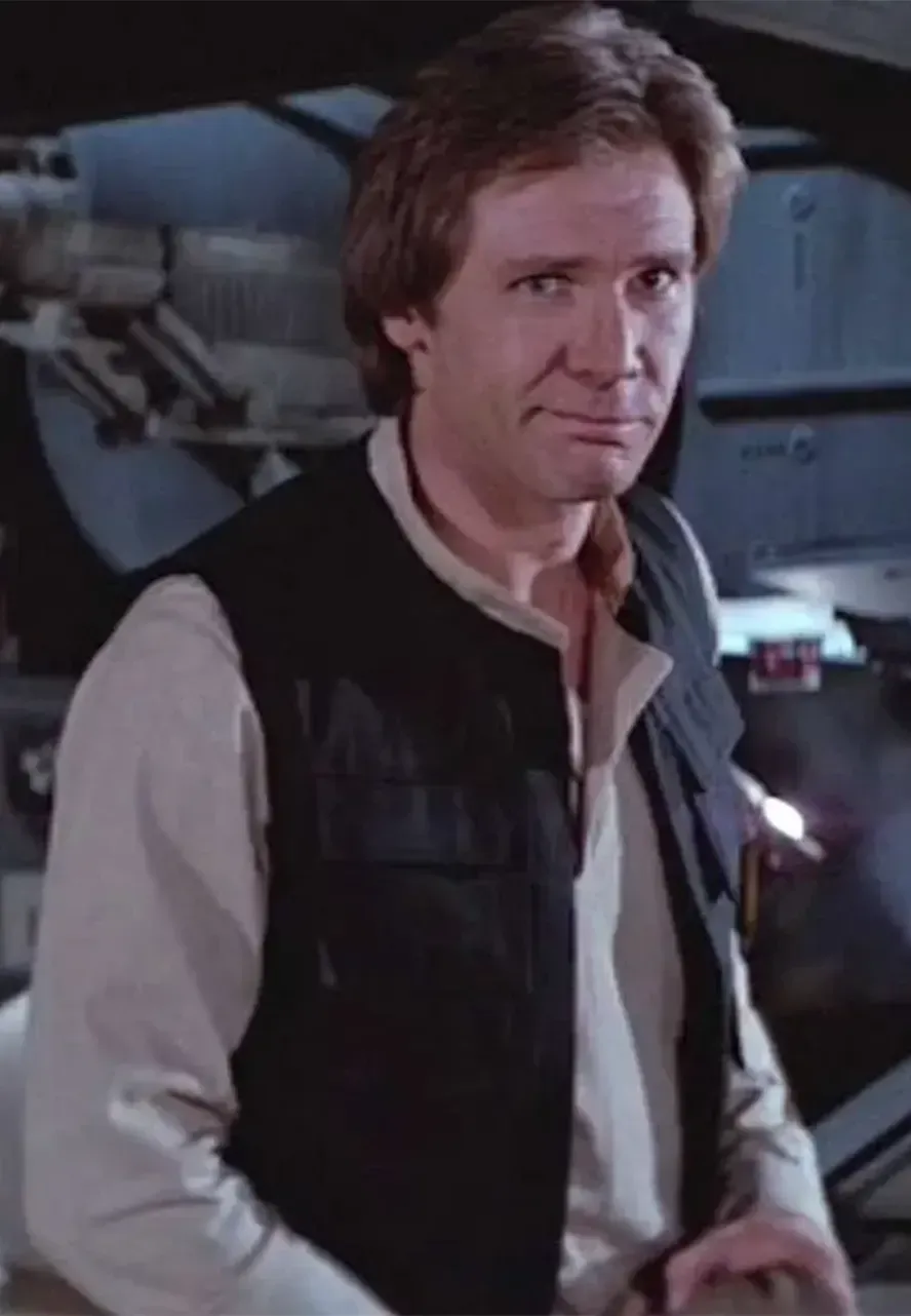 Han Solo Star Wars Return of the Jedi Vest han solo black vest