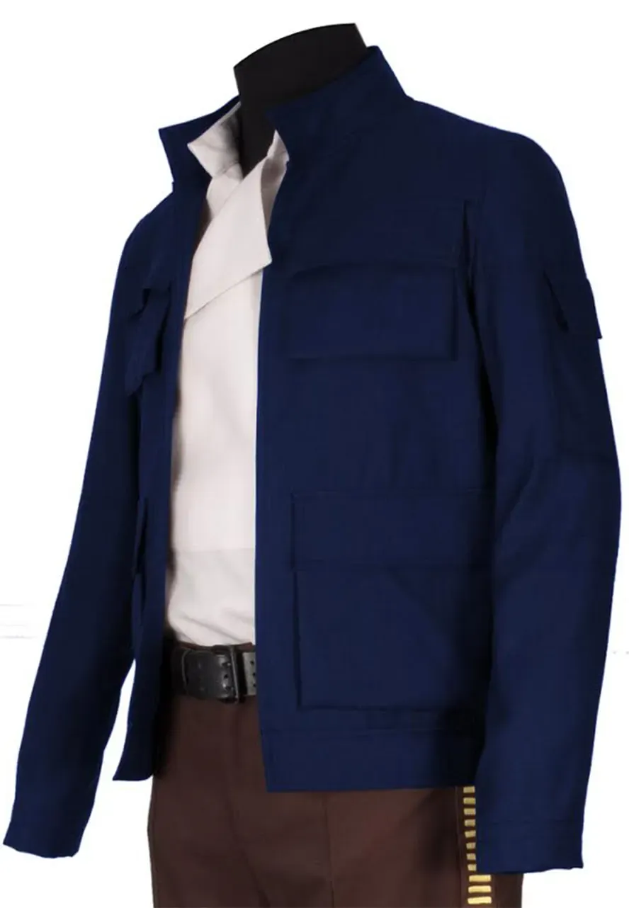 Star Wars Han Solo Empire Strikes Back Jacket han solo blue jacket