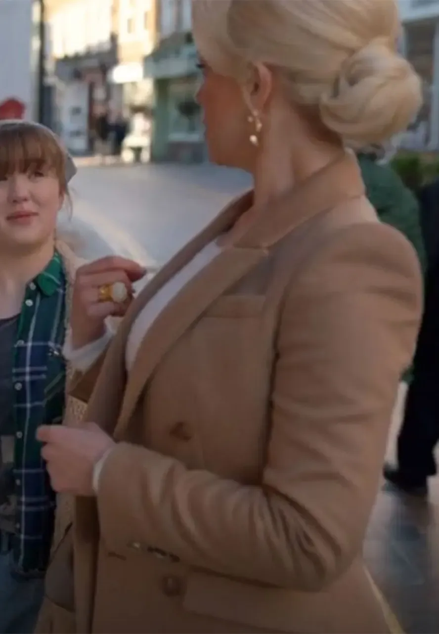 Ted Lasso S02 Rebecca Welton Brown Coat hannah waddingham rebecca welton brown coat