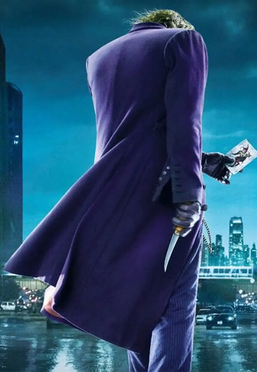 Joker The Dark Knight Heath Ledger Coat heath ledger the dark knight joker coat