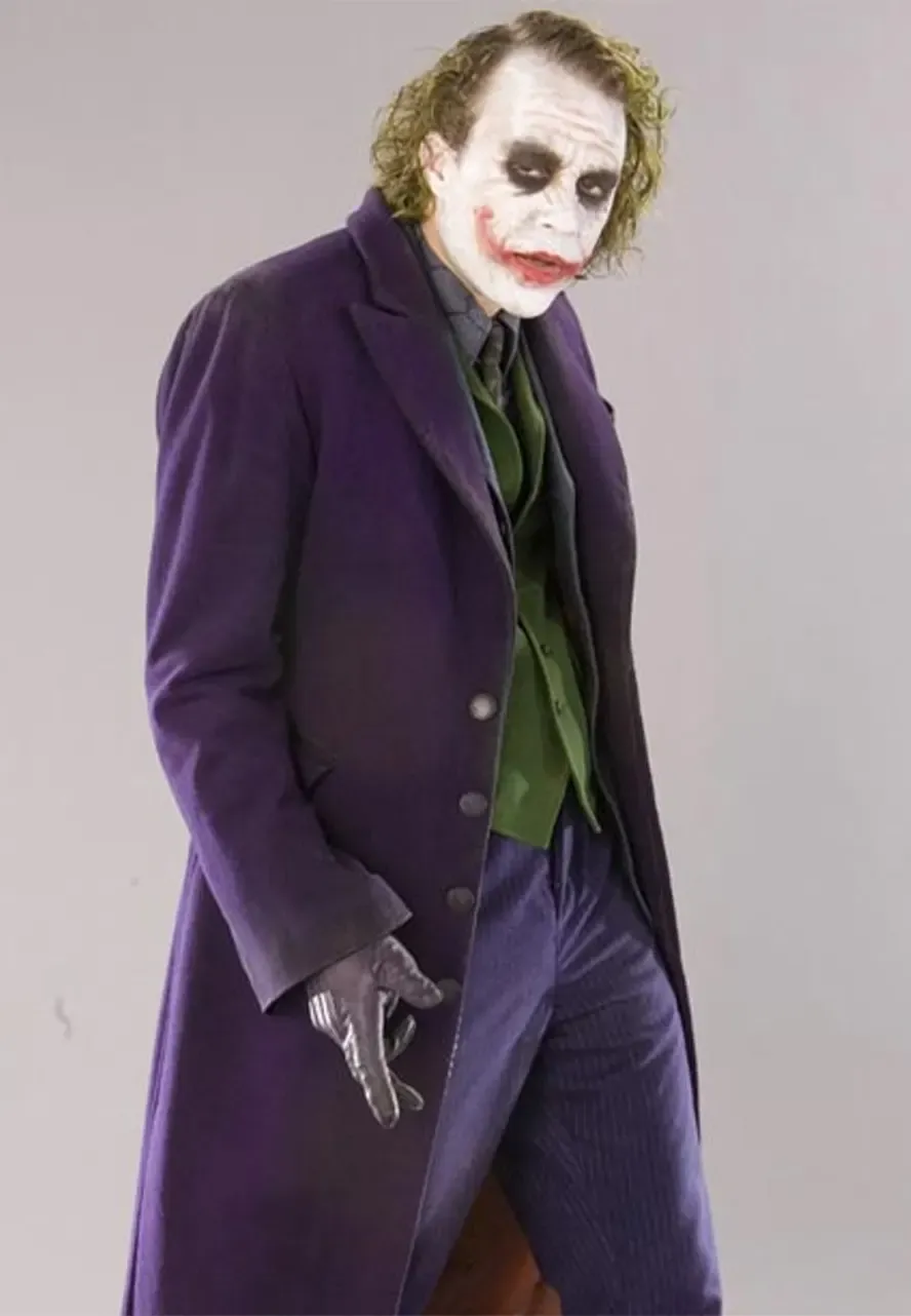 Joker The Dark Knight Heath Ledger Coat heath ledger the joker coat