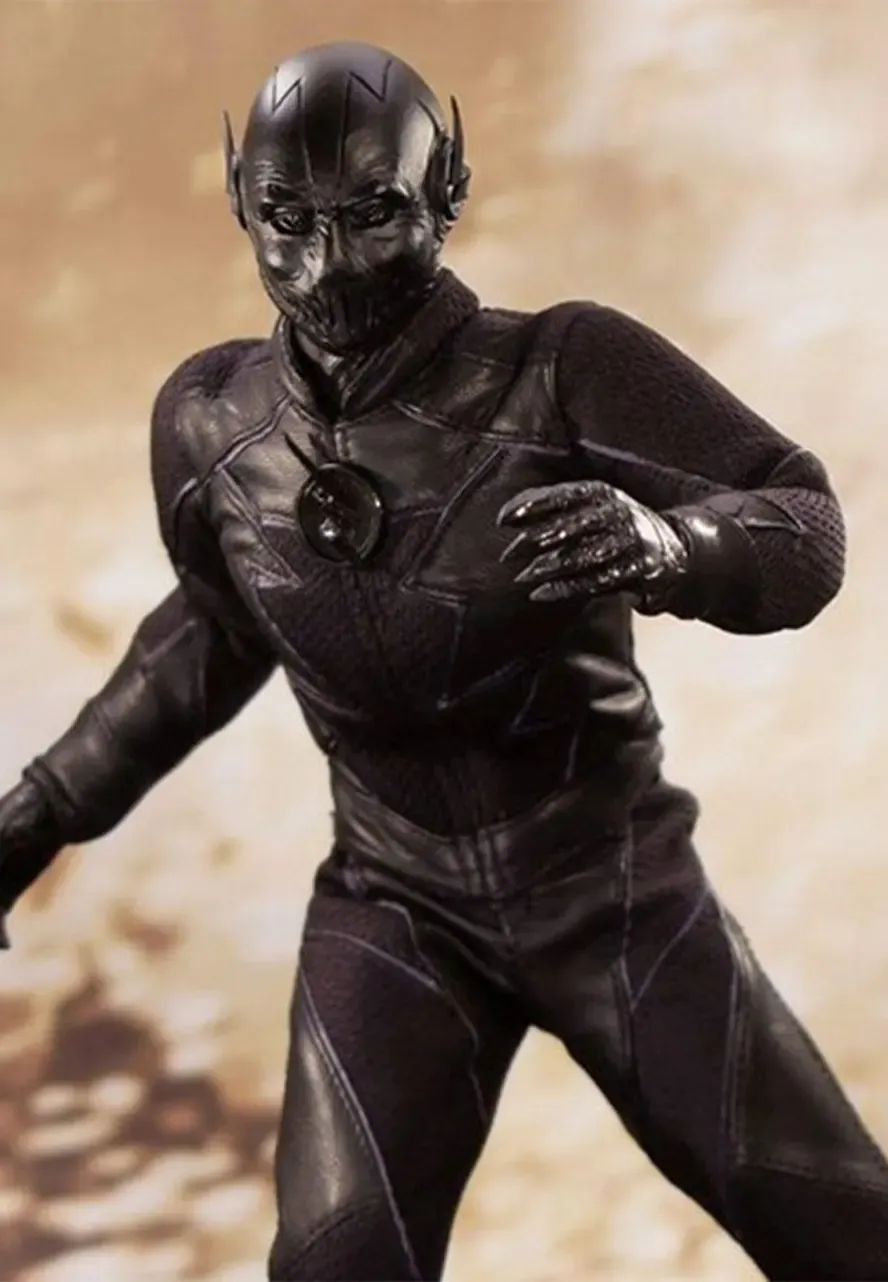 The Flash Zoom Leather Jacket hunter zolomon teddy sears jacket