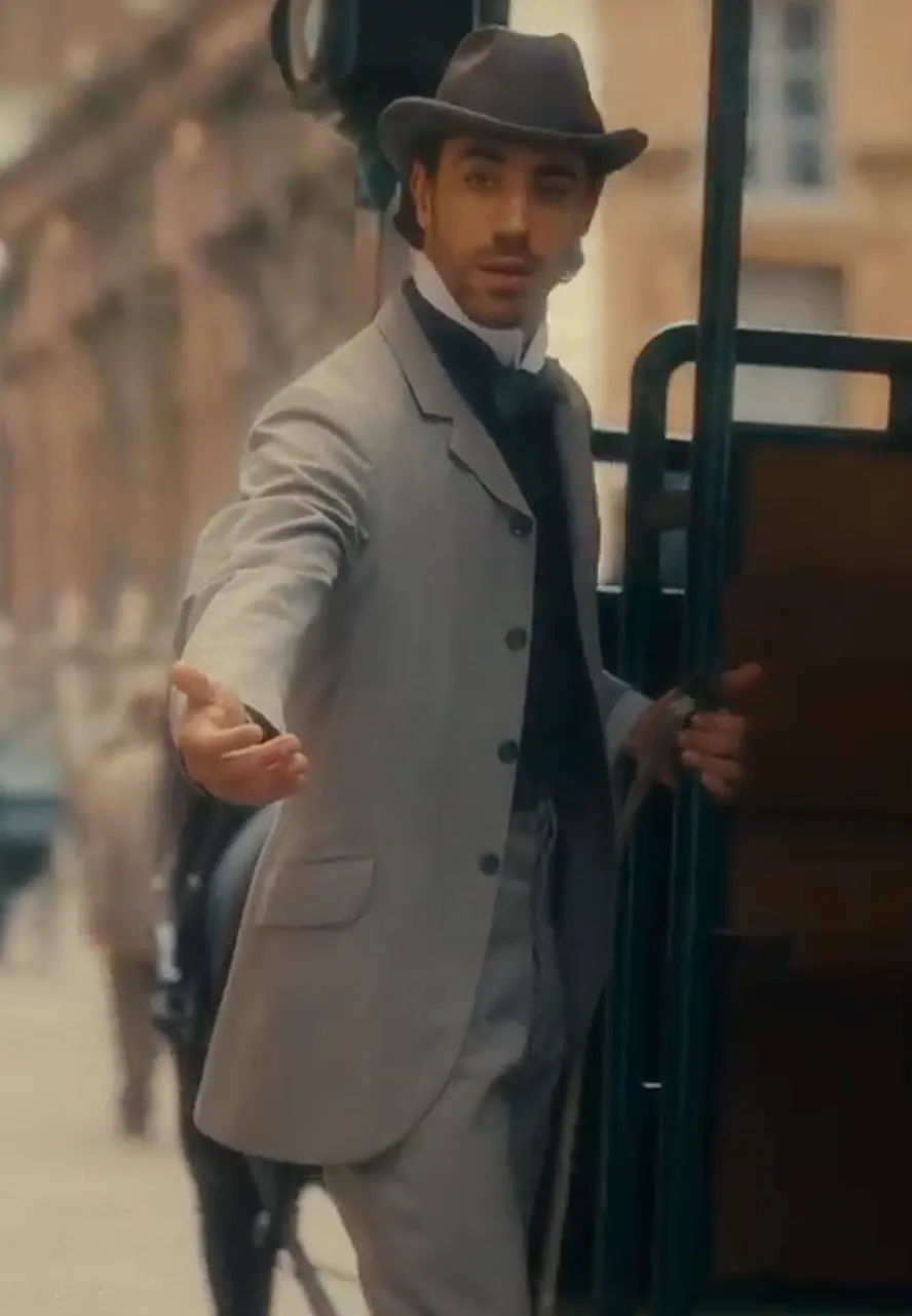 The Law According to Lidia Poët S02 Eduardo Scarpetta Grey Blazer jacopo barberis blazer