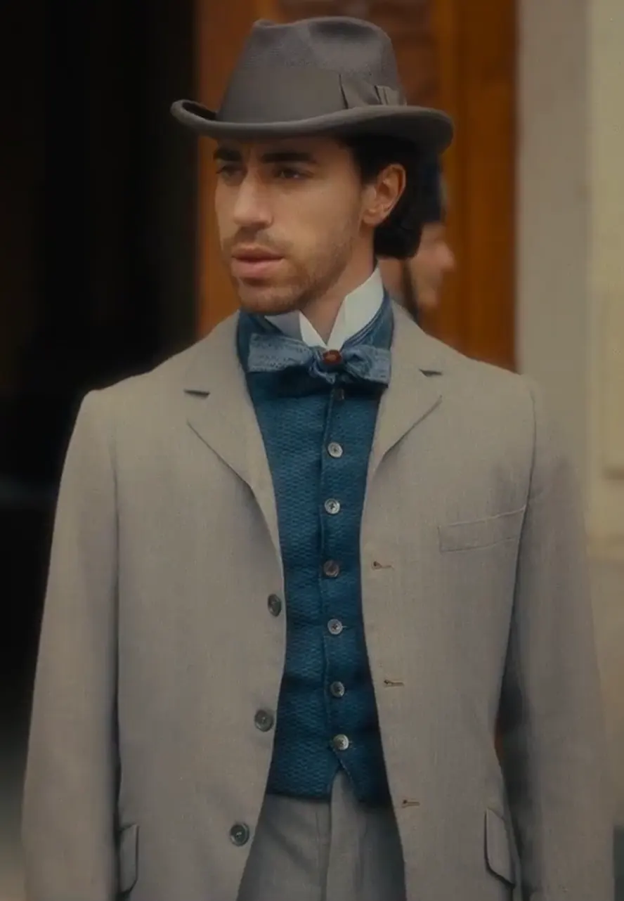 The Law According to Lidia Poët S02 Eduardo Scarpetta Grey Blazer jacopo barberis grey blazer