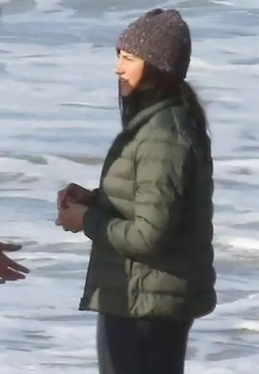 Shailene Woodley Big Little Lies Green Jacket jane chapman jacket
