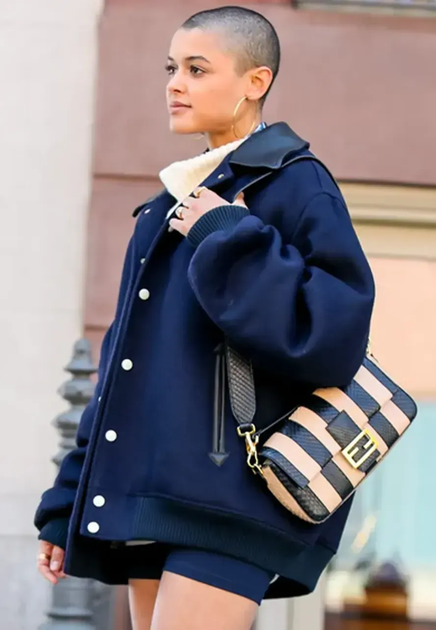 Gossip Girl Jordan Alexander Oversize Jacket julien calloway oversize blue bomber jacket