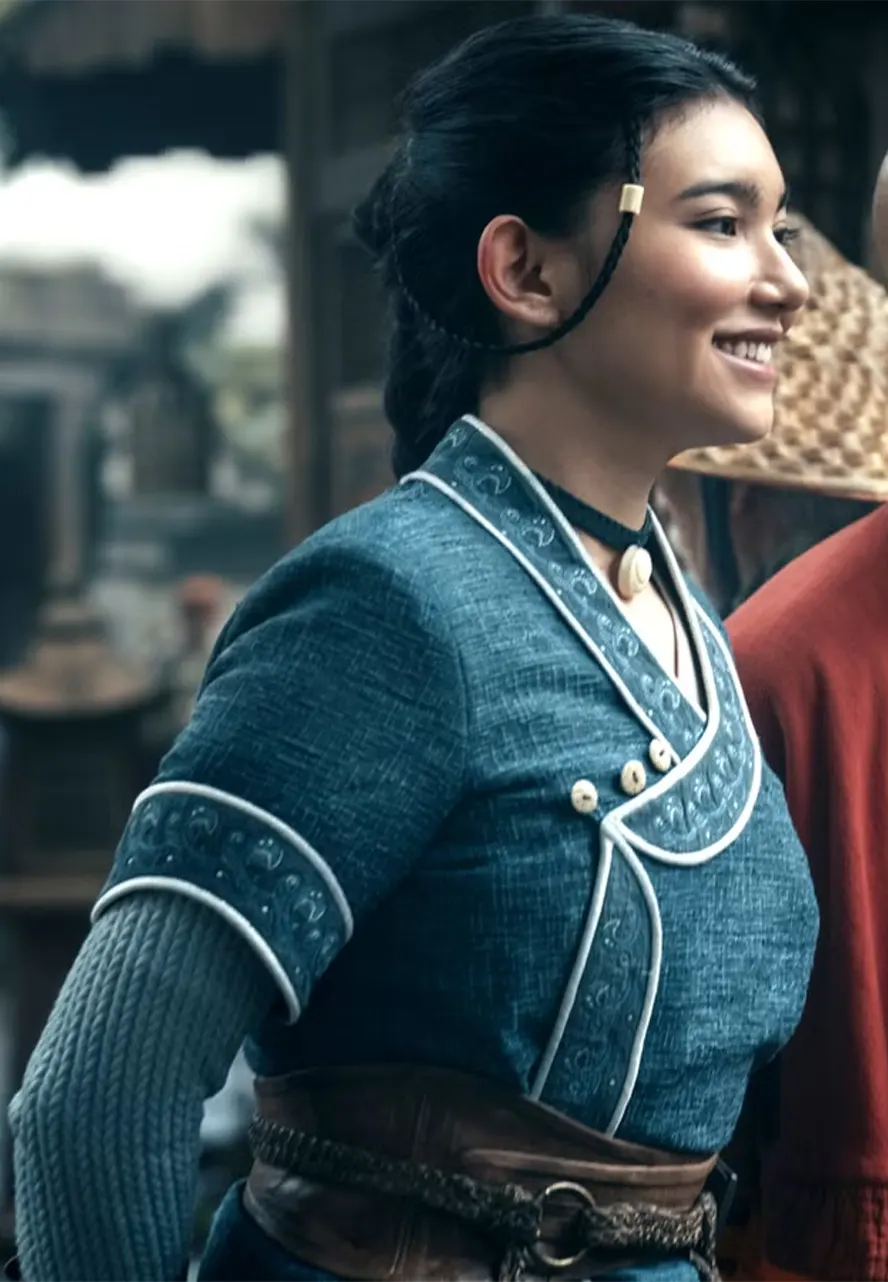 Avatar The Last Airbender 2024 Kiawentiio Blue Coat katara blue coat