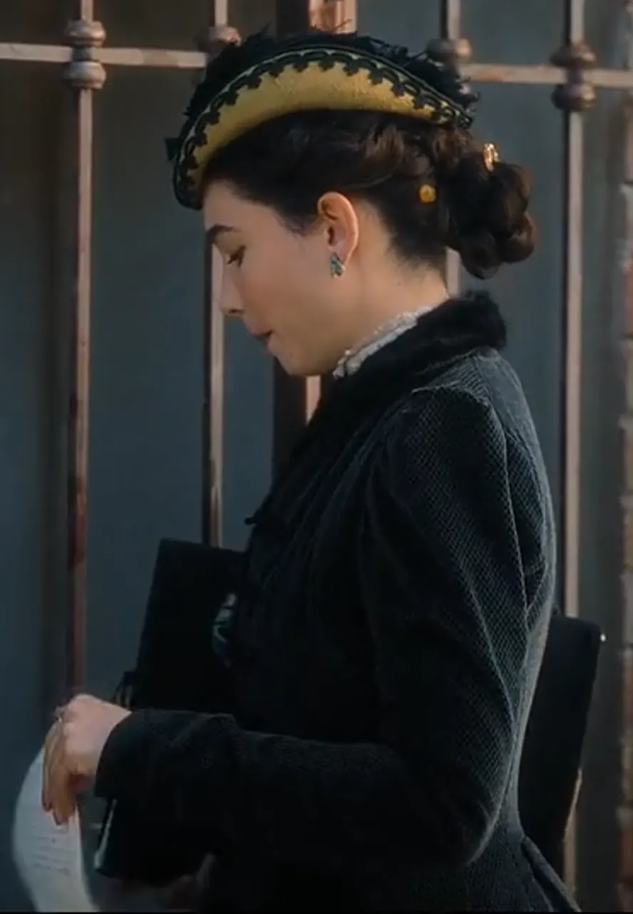 The Law According to Lidia Poët S01 Matilda De Angelis Velvet Coat lidia poet coat
