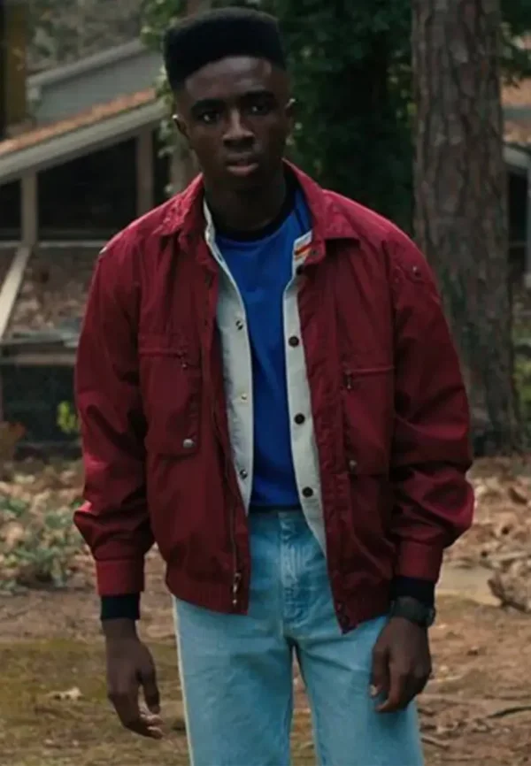 lucas sinclair maroon jacket