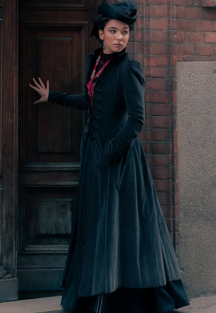 The Law According to Lidia Poët S01 Matilda De Angelis Velvet Coat matilda de angelis velvet coat