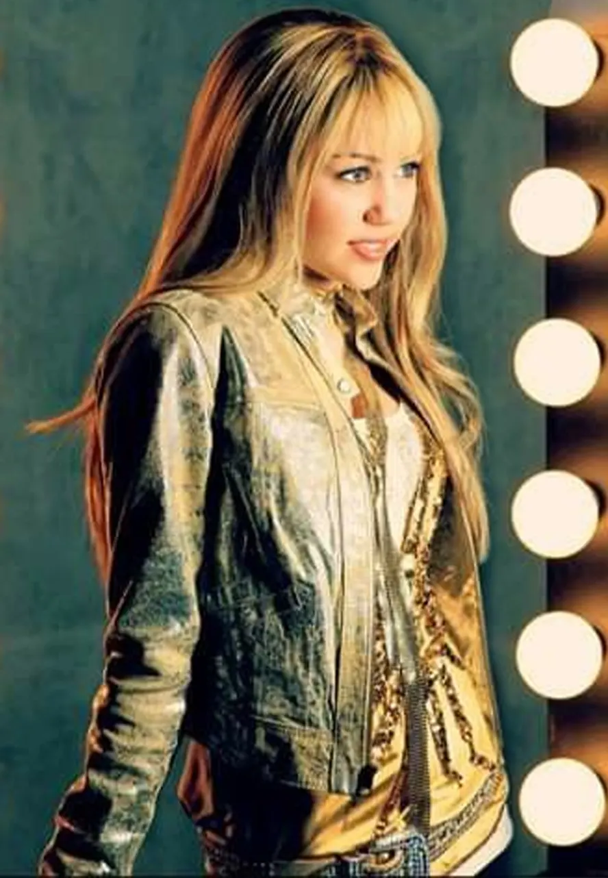 Hannah Montana Gold Jacket miley cyrus jacket