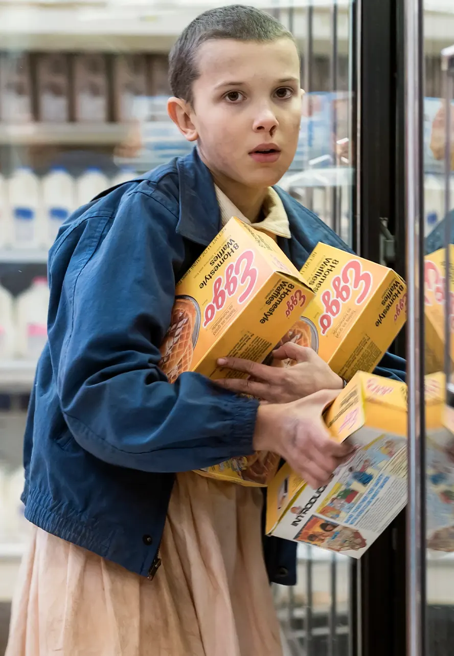 Stranger Things S01 Eleven Blue Jacket millie bobby brown blue jacket