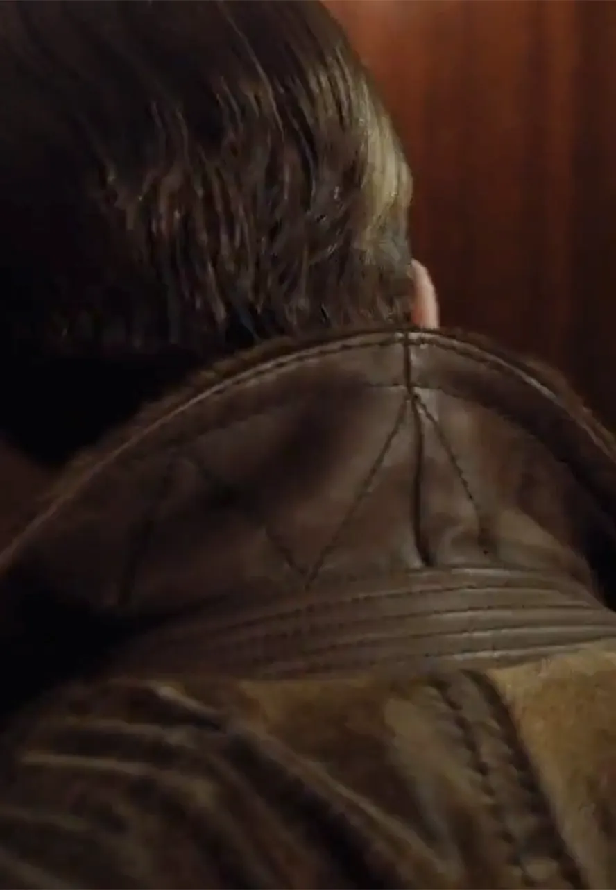 Murder On The Orient Express Johnny Depp Leather Coat murder on the orient brown leather coat