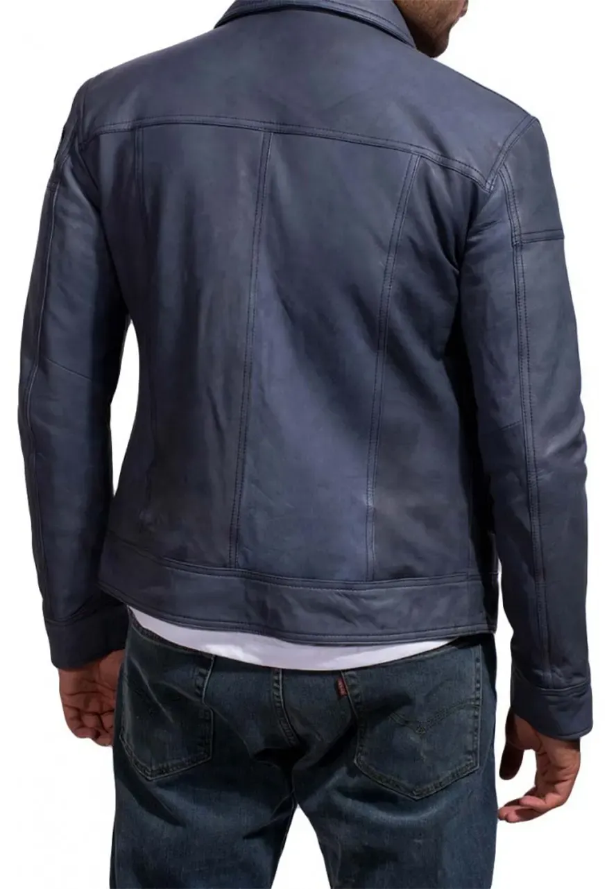 Tobey Marshall Need For Speed Leather Jacket need for speed aaron paul jacket