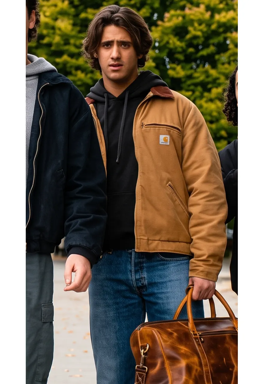 Off Campus S01 Antonio Cipriano Brown Jacket off campus antonio cipriano brown jacket