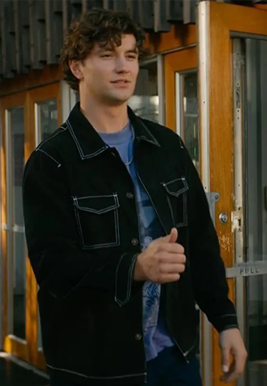 Off Campus S01 Beau Maxwell Black Jacket off campus beau maxwell black jacket