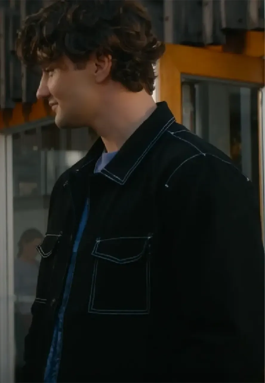 Off Campus S01 Beau Maxwell Black Jacket off campus beau maxwell jacket