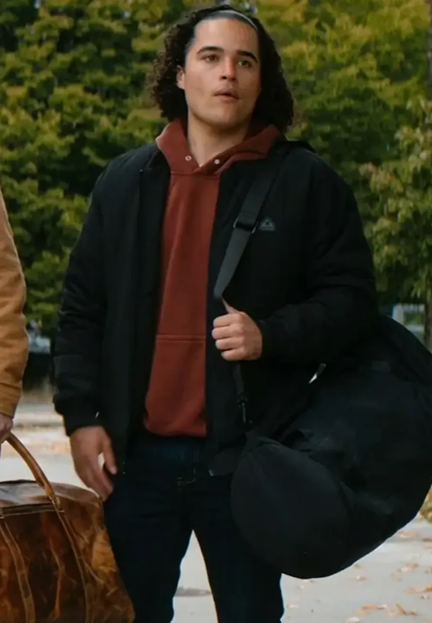 Off Campus S01 John Tucker Black Bomber Jacket off campus john tucker black bomber jacket