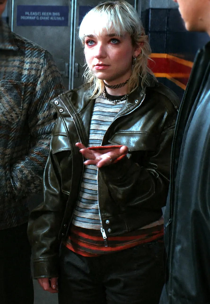 Off Campus S01 Jules Logan Leather Jacket off campus jules logan leather jacket