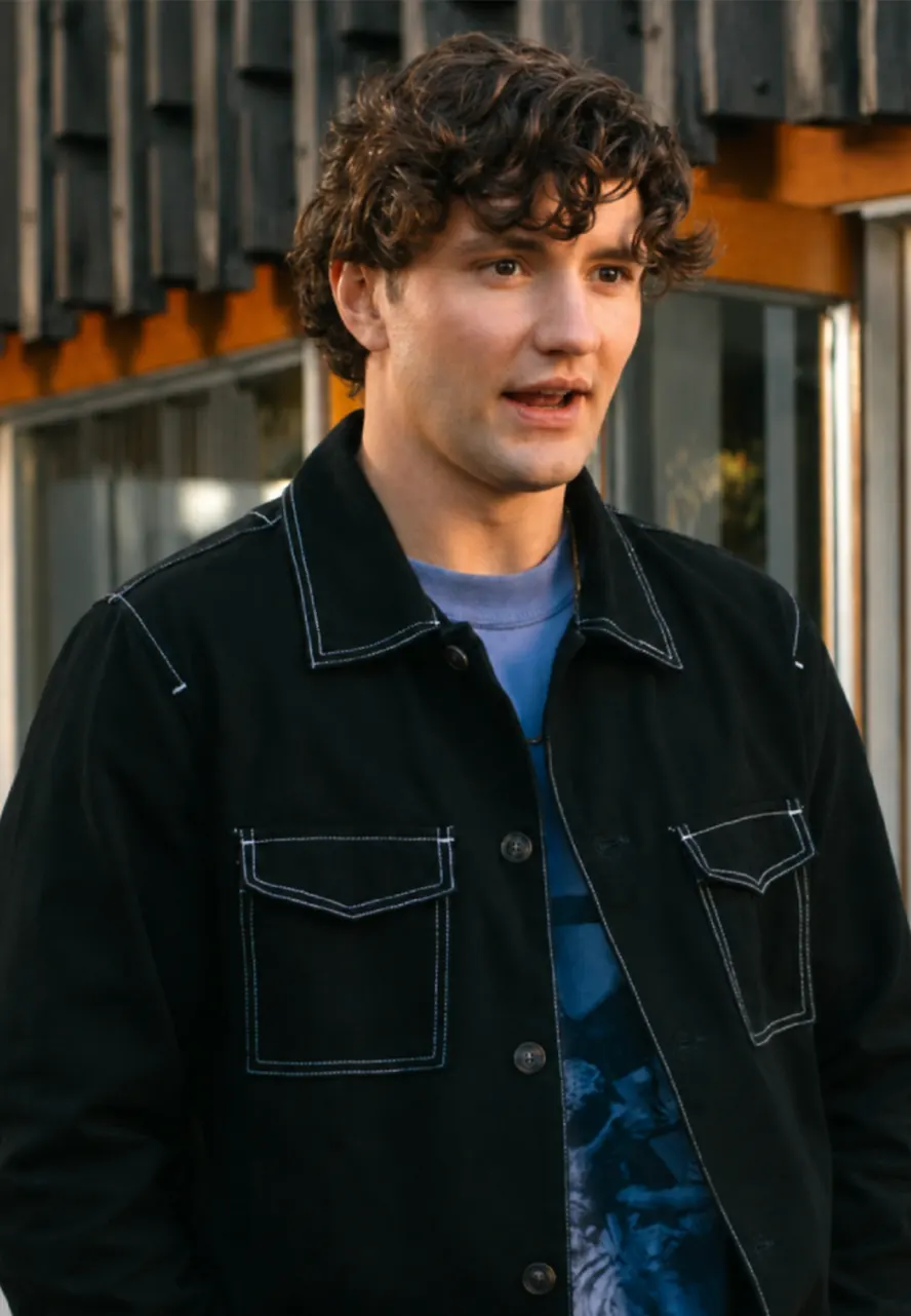 Off Campus S01 Beau Maxwell Black Jacket off campus s01 beau maxwell black jacket