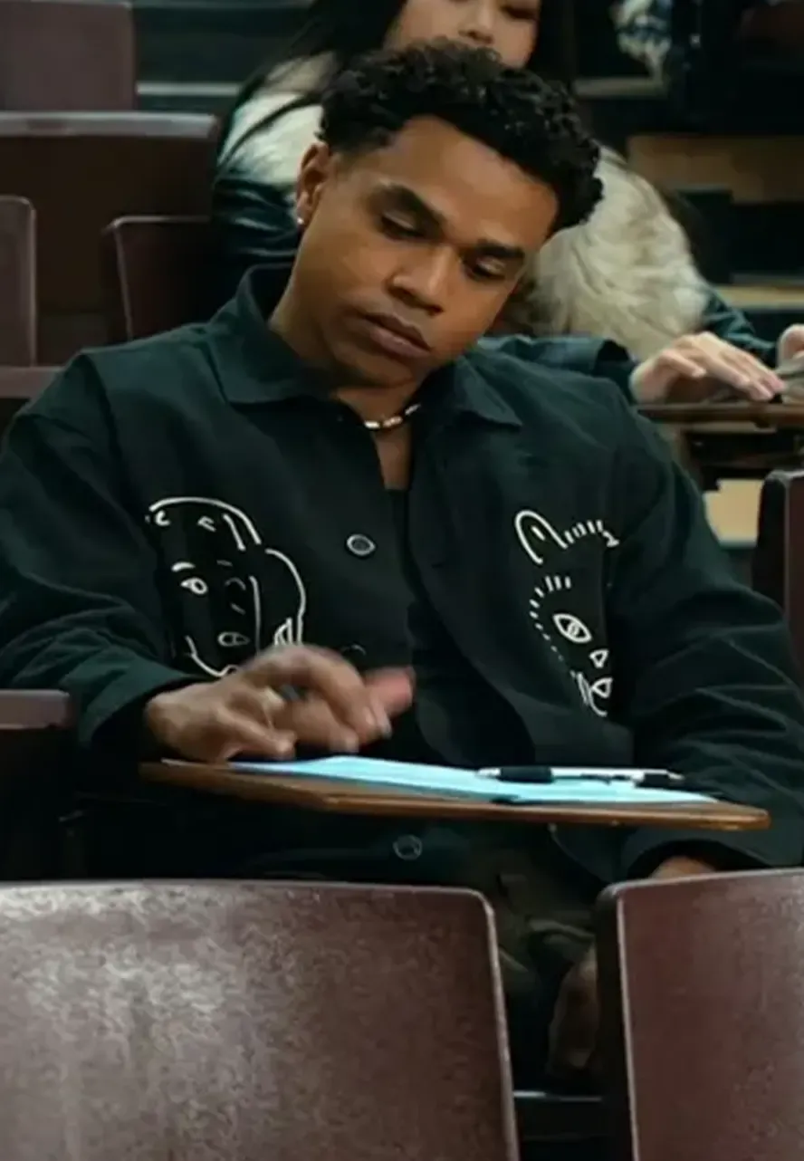 Off Campus S01 Dexter Black Cotton Jacket off campus s01 dexter black cotton jacket
