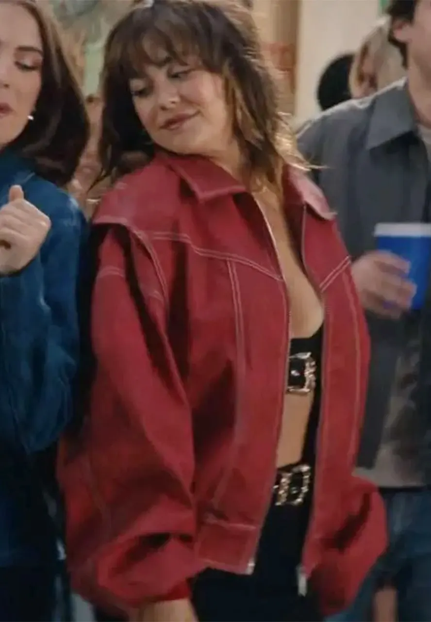 Off Campus S01 Mika Abdalla Red Bomber Jacket off campus s01 mika abdalla red bomber jacket