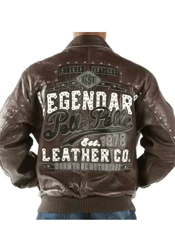 pelle pelle legendary studded leather jacket