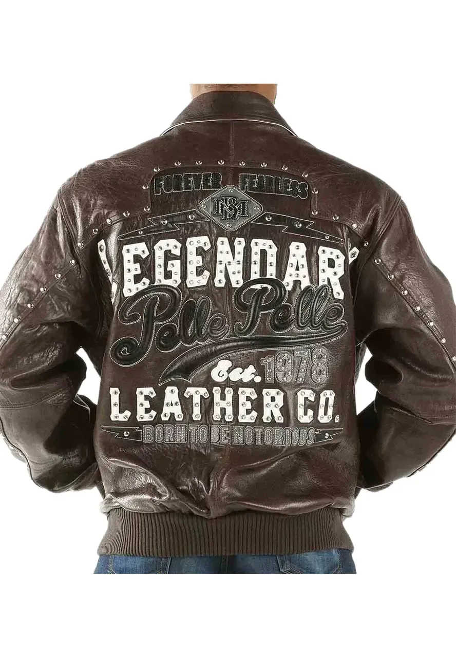 Pelle Pelle Legendary Studded Leather Jacket pelle pelle legendary studded leather jacket