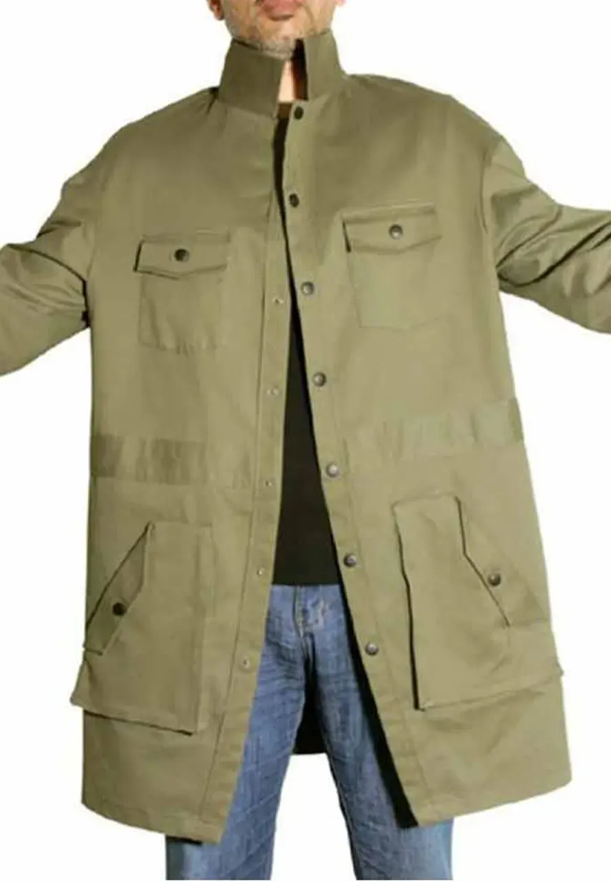 Spider-Verse Peter B Parker Green Coat peter b parker green long jacket