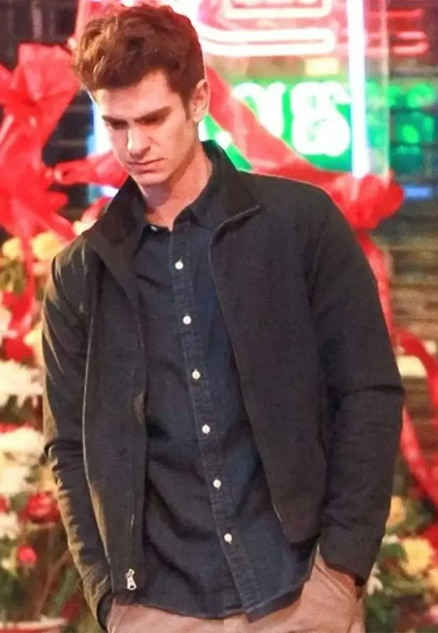 The Amazing Spider-Man Andrew Garfield Black Jacket peter parker black jacket