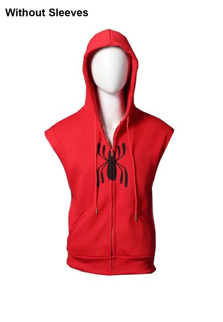 Tom Holland Spiderman Homecoming Red Hoodie peter parker spiderman hoodie