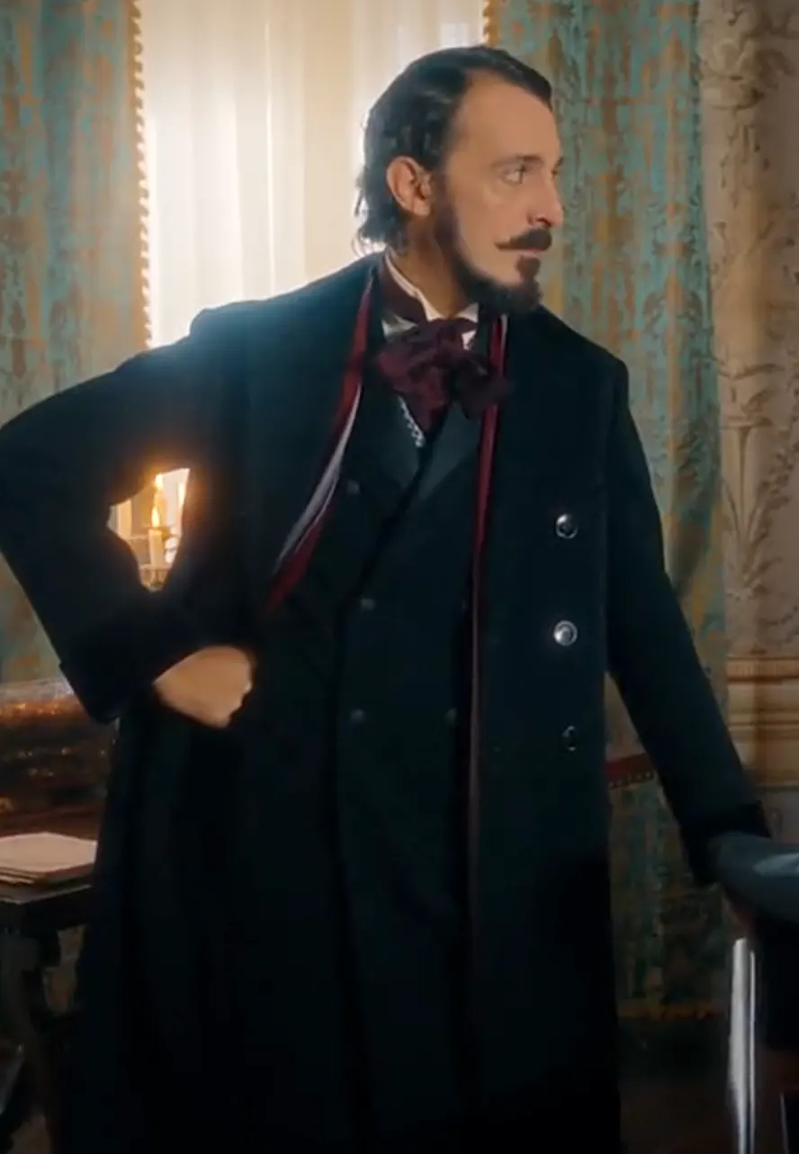 The Law According to Lidia Poët S01 Pier Luigi Pasino Black Coat pier luigi pasino black coat